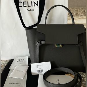 NWT Celine Micro belt bag in grey